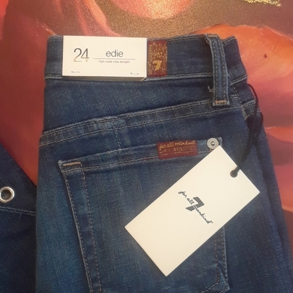 7 For All Mankind edie Jeans Size 24 - Picture 2 of 11